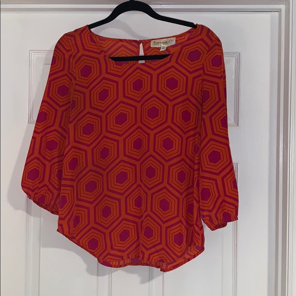 Francesca’s Boutique pattern blouse